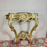 Louis XV Style Giltwood Console, 19th Century