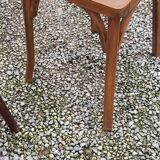 Set of 6 old bistro chairs Baumann and others