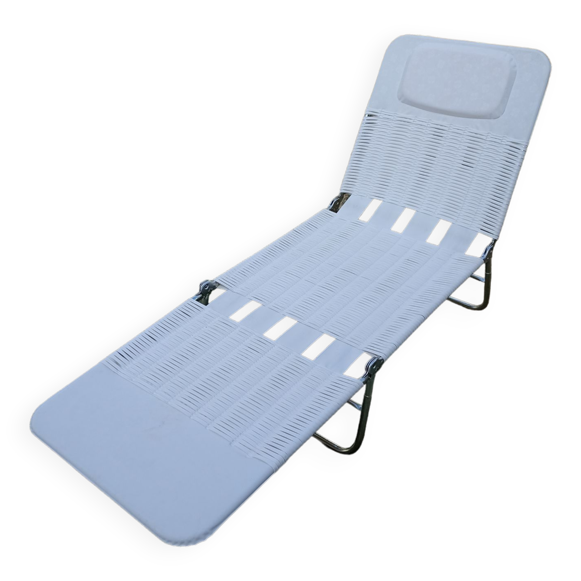 Sunbathing vintage sunbed