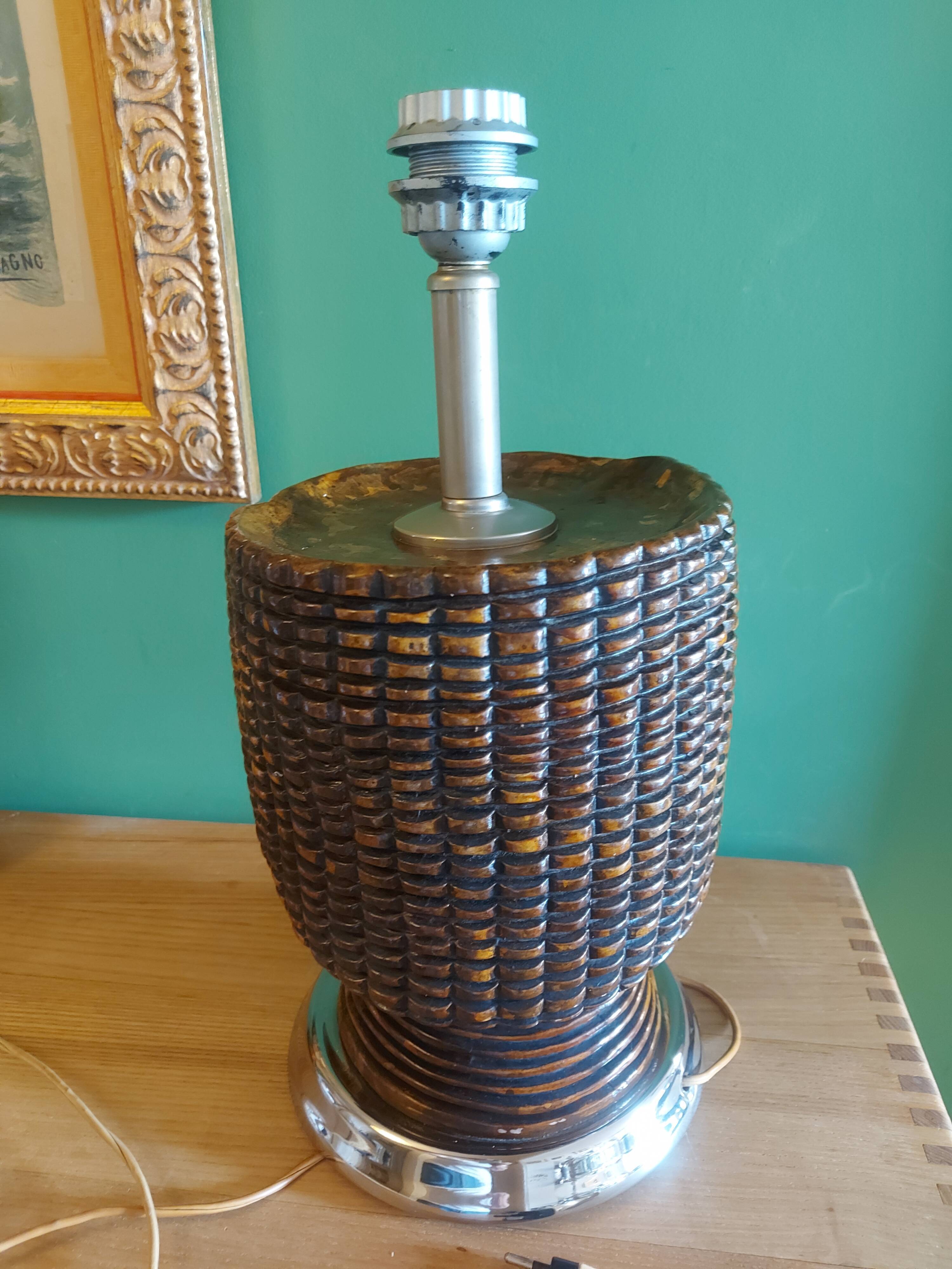 Vintage ceramic lamp of the years 70's luxor