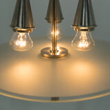 Art Deco Nickel-plated Chandelier, 1920s