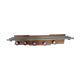 coat rack, sandblasted wooden and metal coat hooks