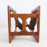 Teak magazine rack by Aksel Kjergaard for Salin Mobler