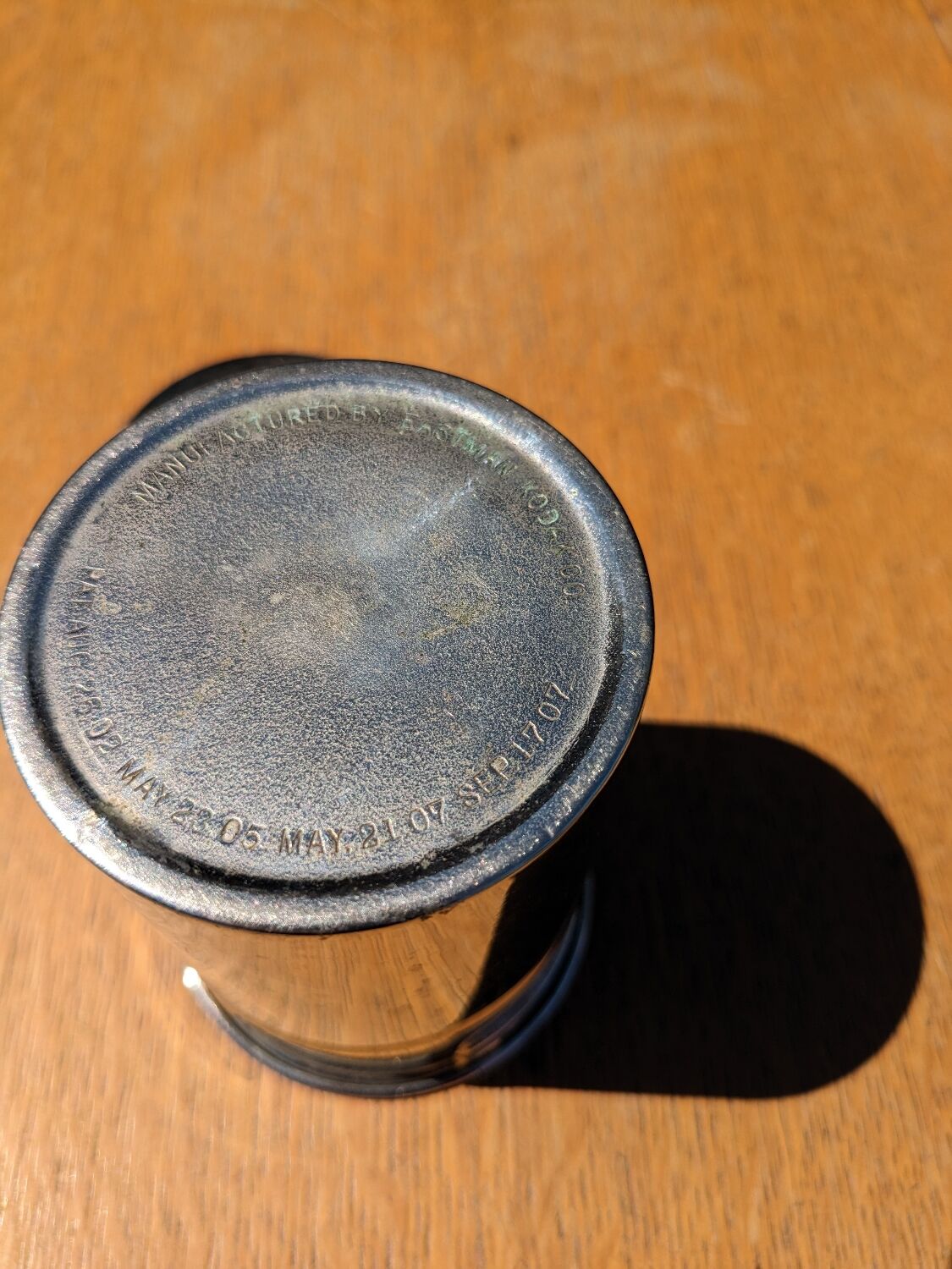 Kodak tank film metal box