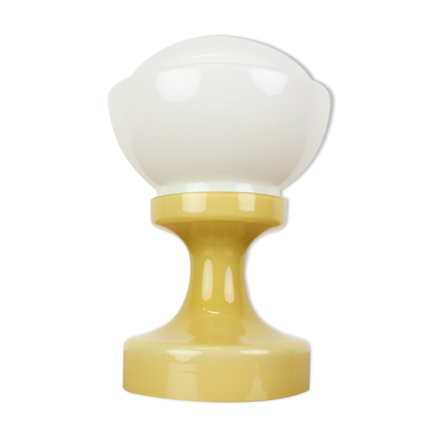 All Glass Table Lamp by Valasske Mezirici, 1970s