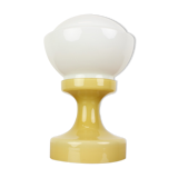 Lampe de table tout en verre par Valasske Mezirici, années 1970