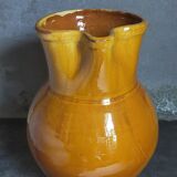 XXL pitcher vintage Provencal pottery from Salernes