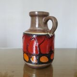 Ceramic vase with handle, West Germany, 1970