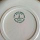 Five flowery dessert plates from continental earthenware