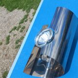 Pair of 70s designer wall lights in chrome metal