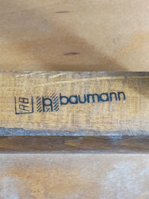 Ensemble de 8 chaises bistrot dépareillées vintage Baumann Lebrun