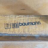 Set of 8 mismatched vintage Baumann Lebrun bistro chairs.