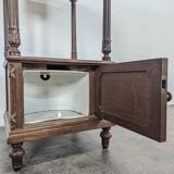 Louis XVI style mahogany bedside table made in Faubourg St Antoine
