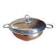 Stainless steel vegetable dish