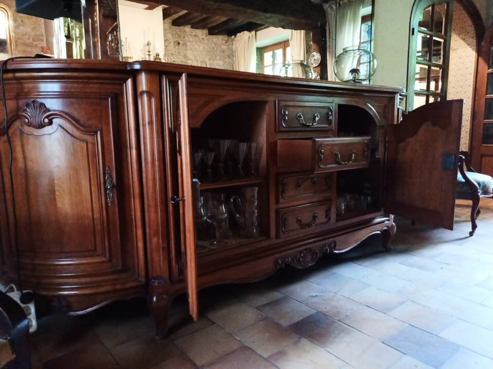 Sideboard / buffet in solid cherry wood – custom-made production