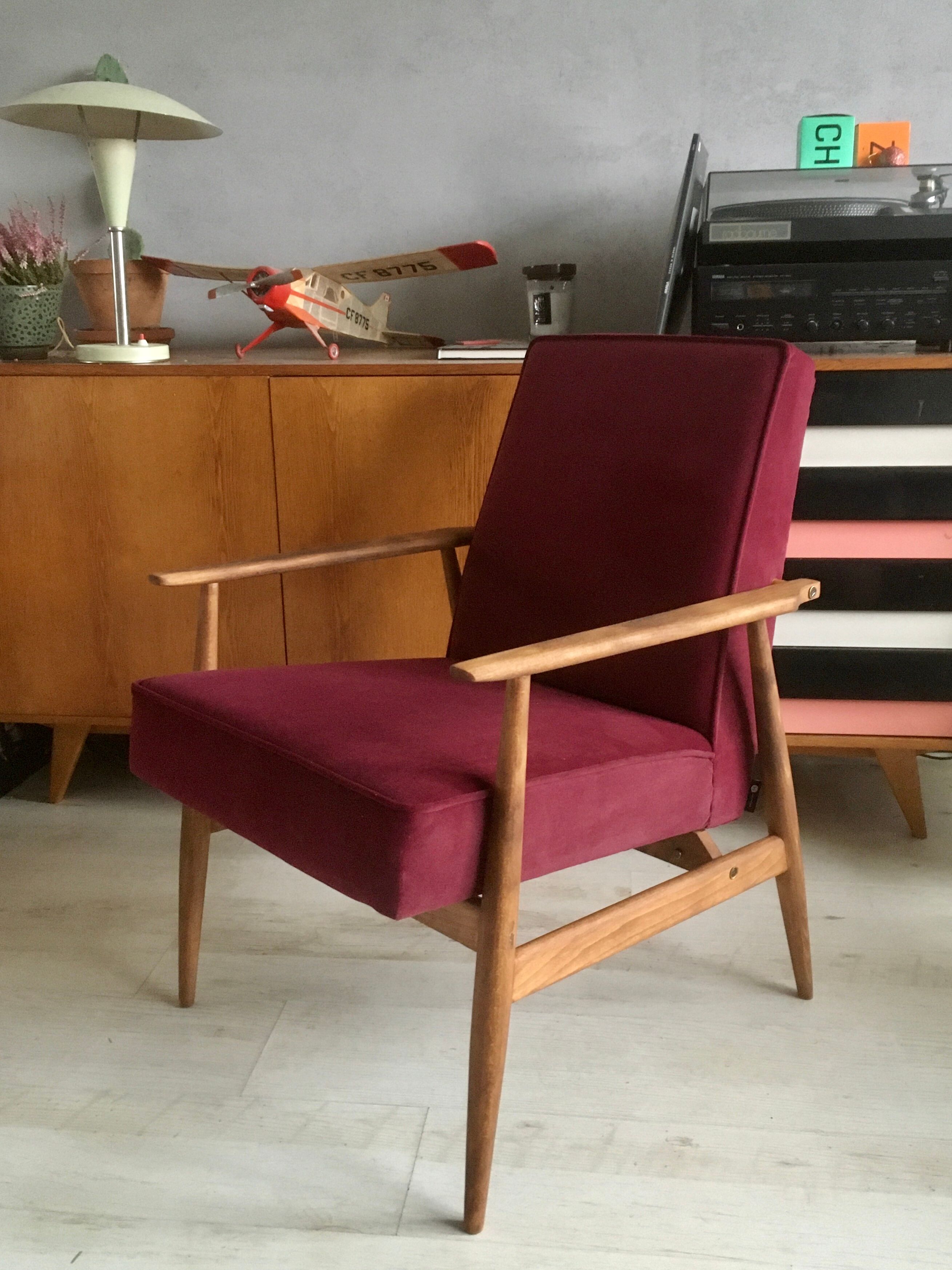 Fauteuil original vintage poli 300-190