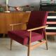 Fauteuil original vintage poli 300-190