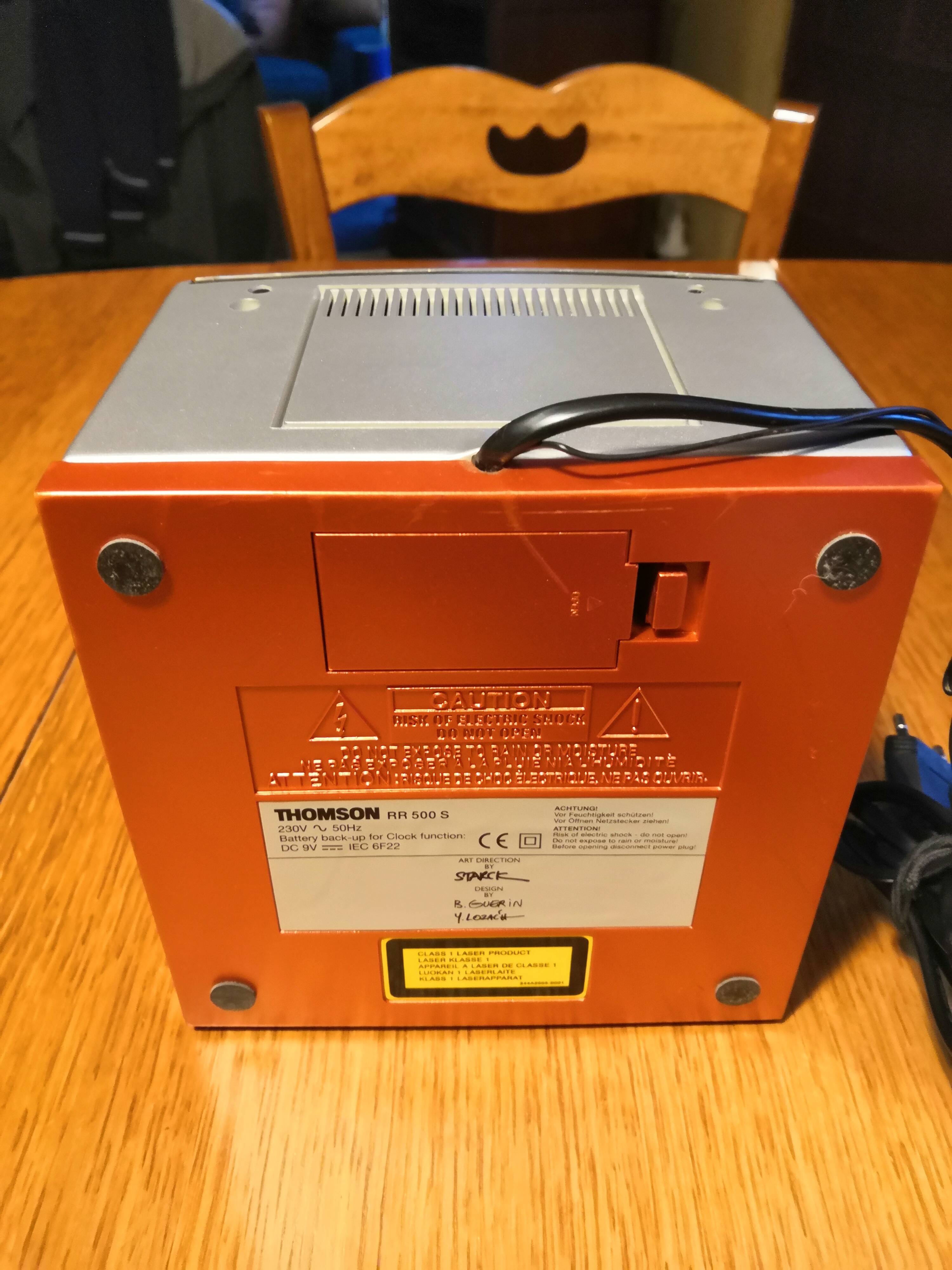 THOMSON RR 500 S Starck clock radio