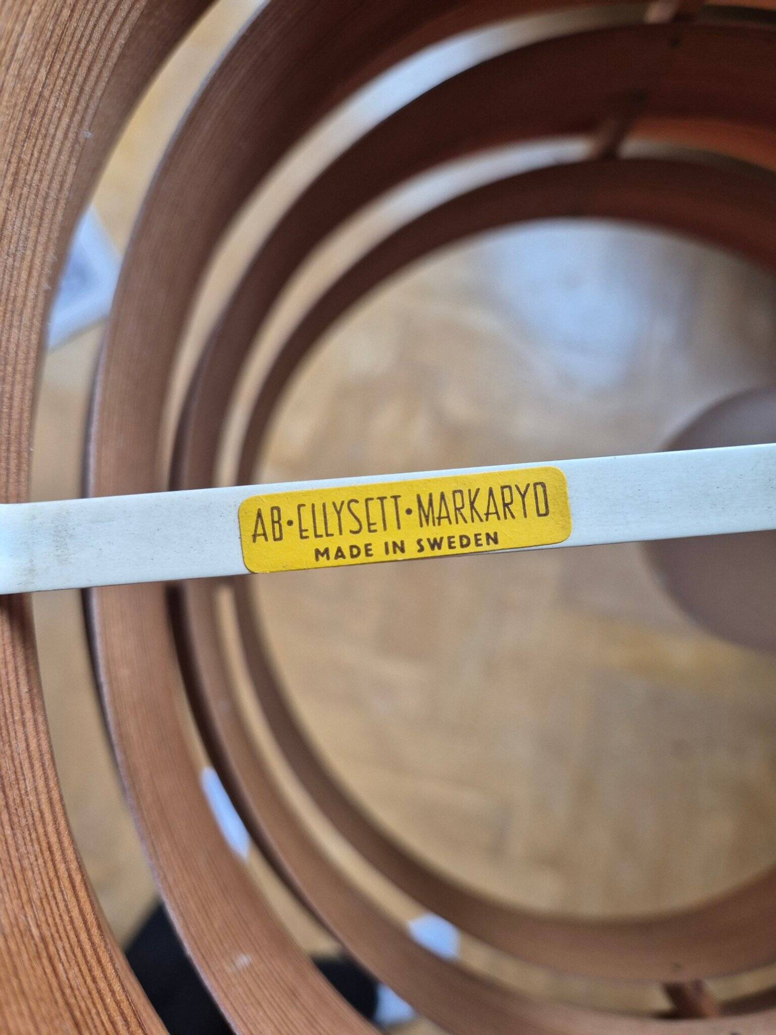 Hans-Agne Jakobsson T-512 suspension in pine veneer - Sweden 1970s