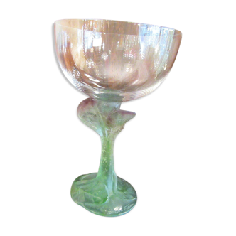 DAUM Crystal champagne glass glass stand