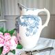 Old pitcher in ironstone faience Longwy