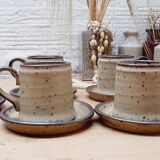 Set 6 cups Espresso sandstone