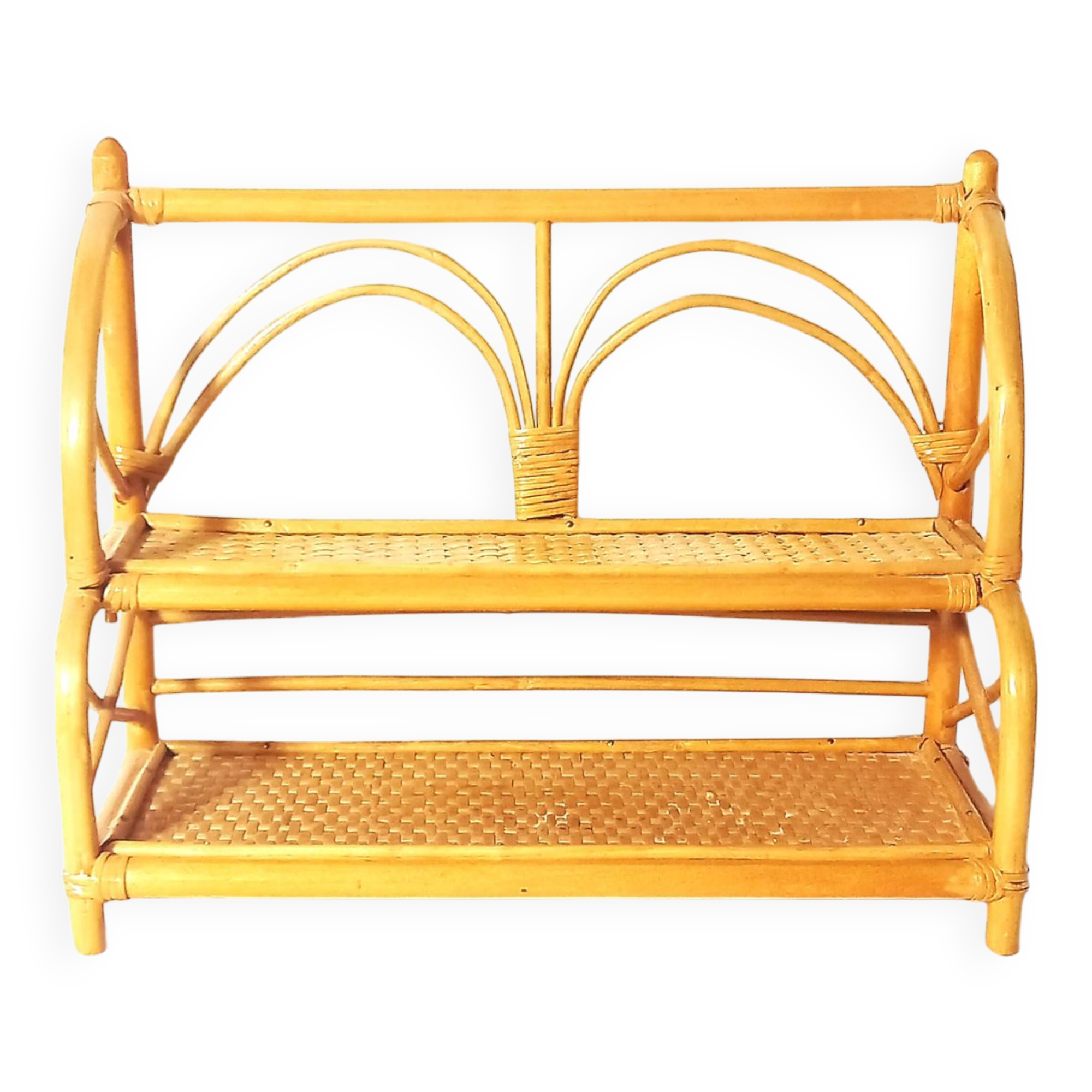 Small Rattan Shelf