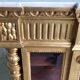 Louis xvi display cabinet in gilded wood