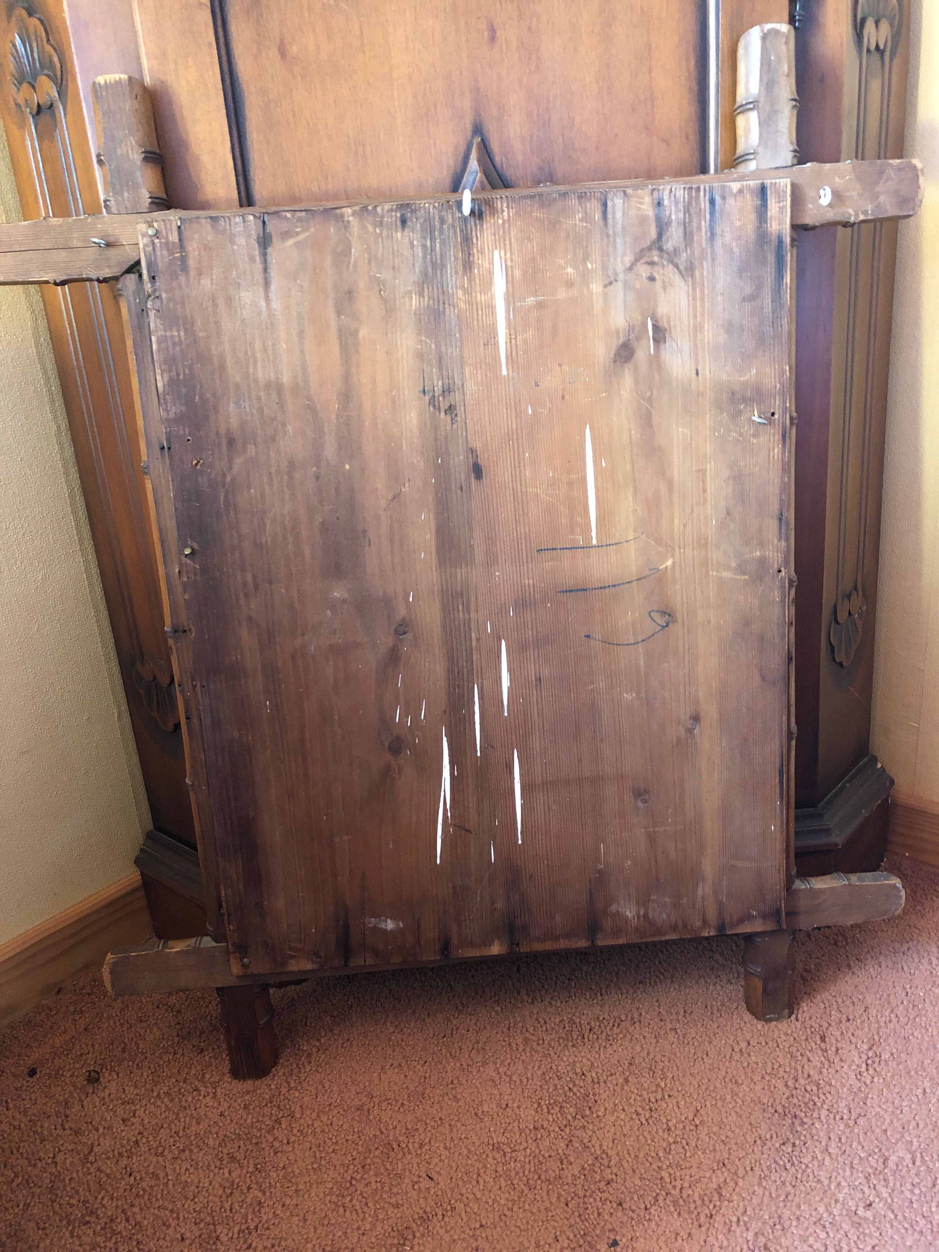 Bamboo mirror 72x62cm