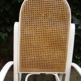 Antique caned rocking chair