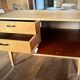 Light wood compact vintage sideboard