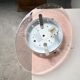 Pink glass wall lamp 1970s Gamma