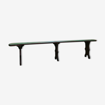Green patina bench