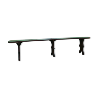 Green patina bench