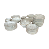 Table service 54 pieces limoges porcelain