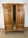 Art Deco wardrobe in solid oak restored – 1930s-1940s