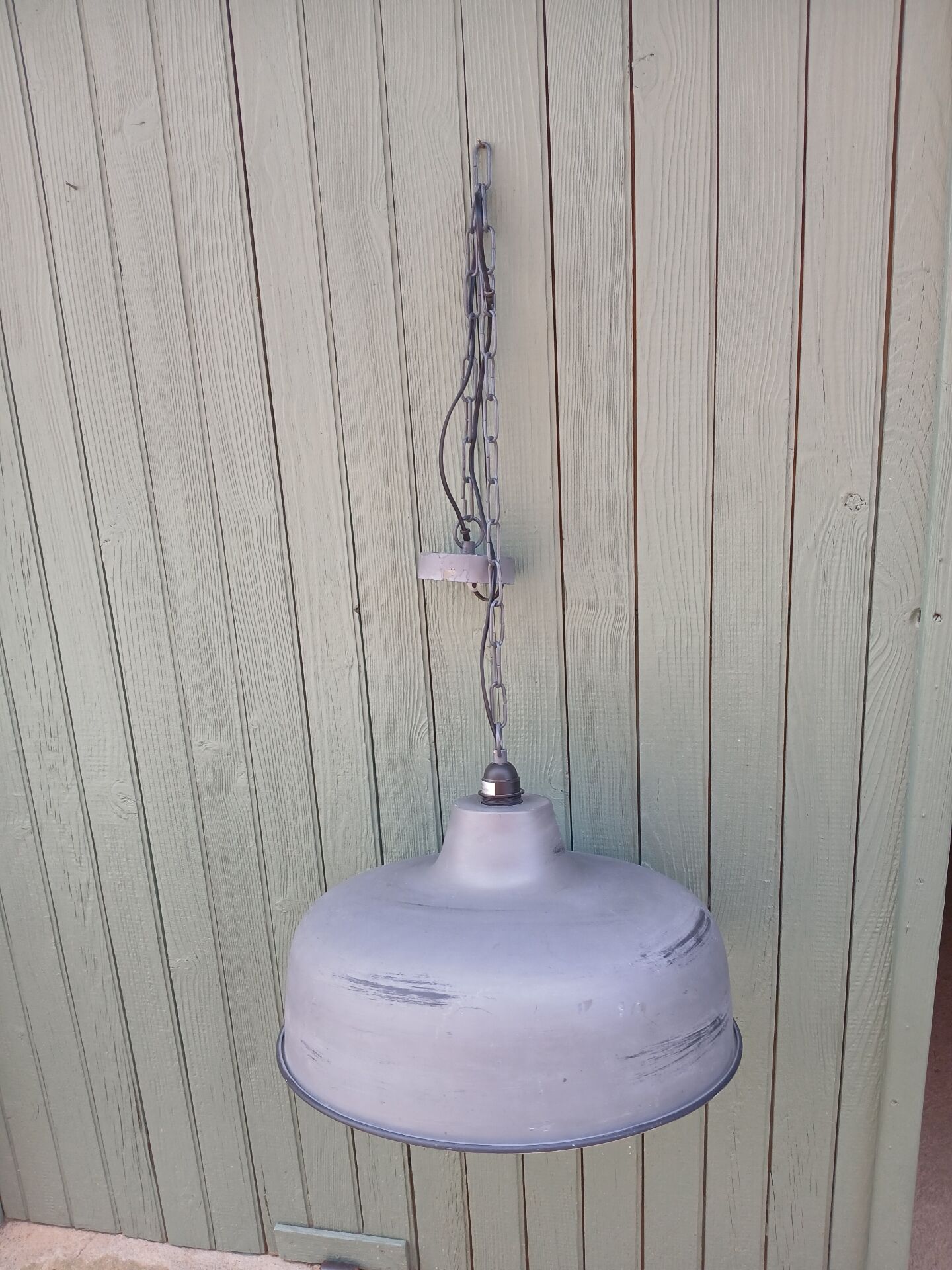 Large industrial/vintage pendant light