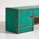 Antique oriental turquoise green TV cabinet (c.1900) #26