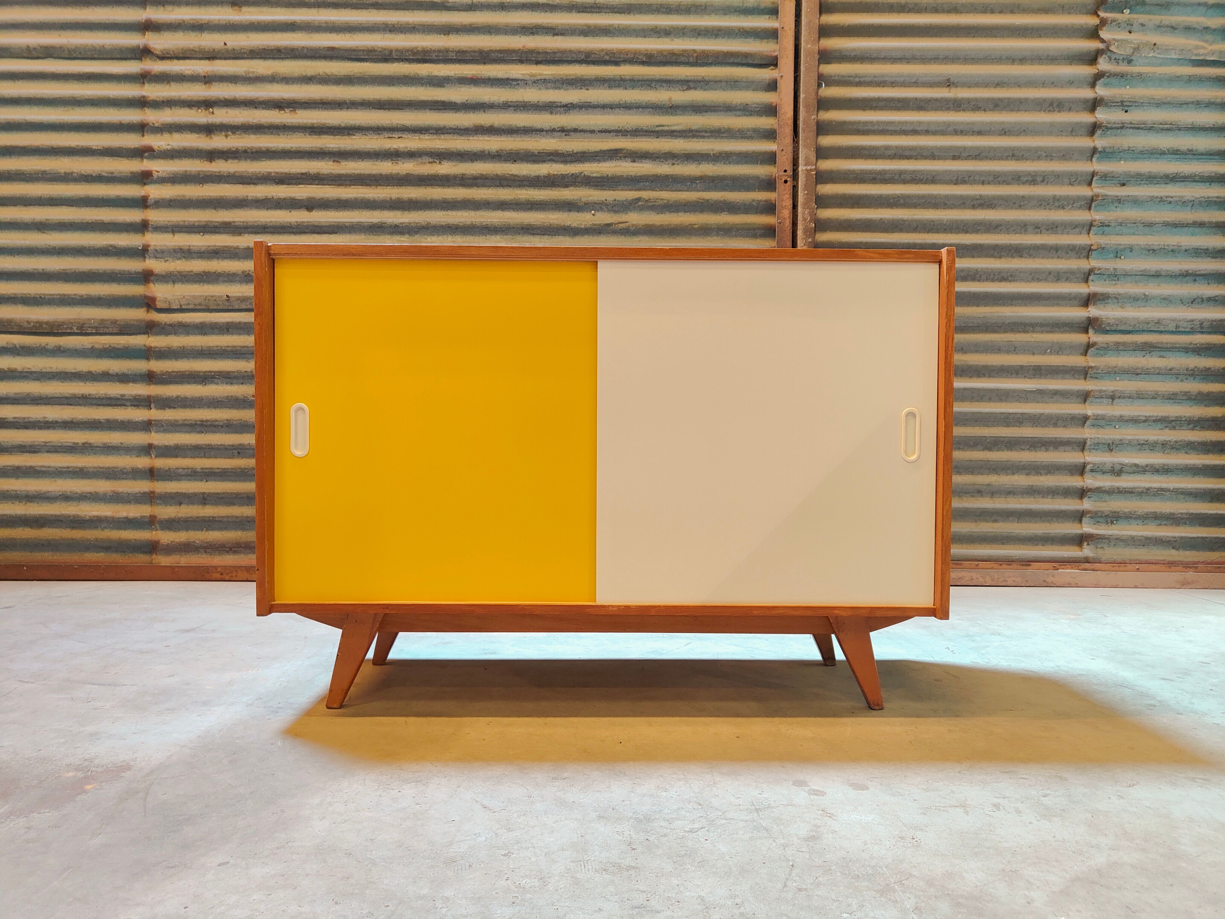 Buffet U 452 Yellow by Jiri Jiroutek for Interier Praha 1960