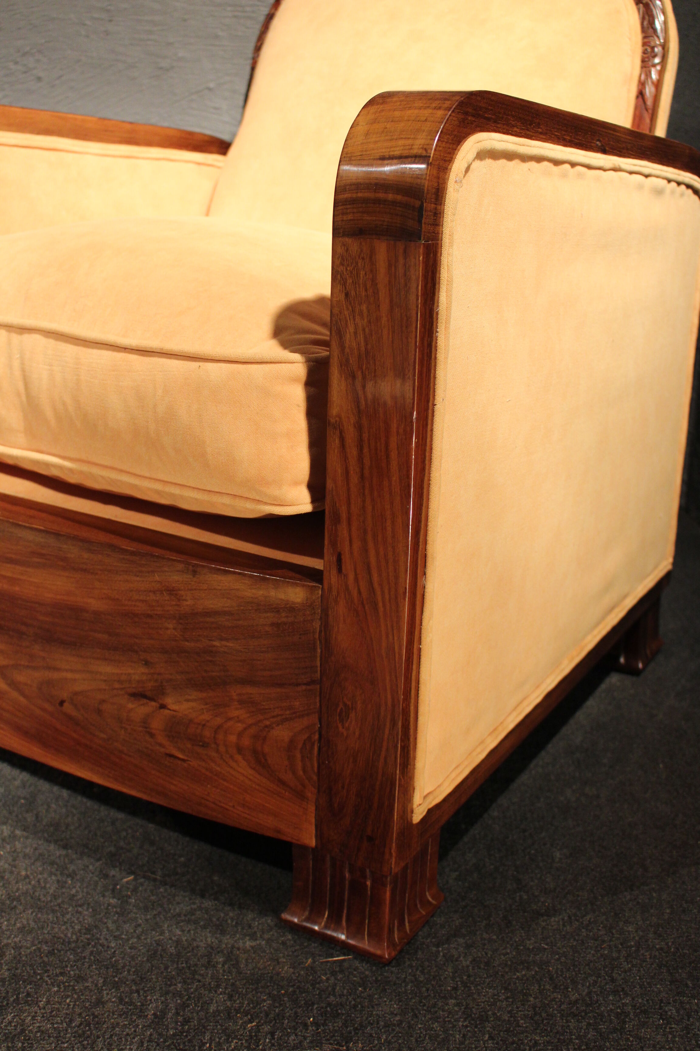 Pair of art deco armchairs