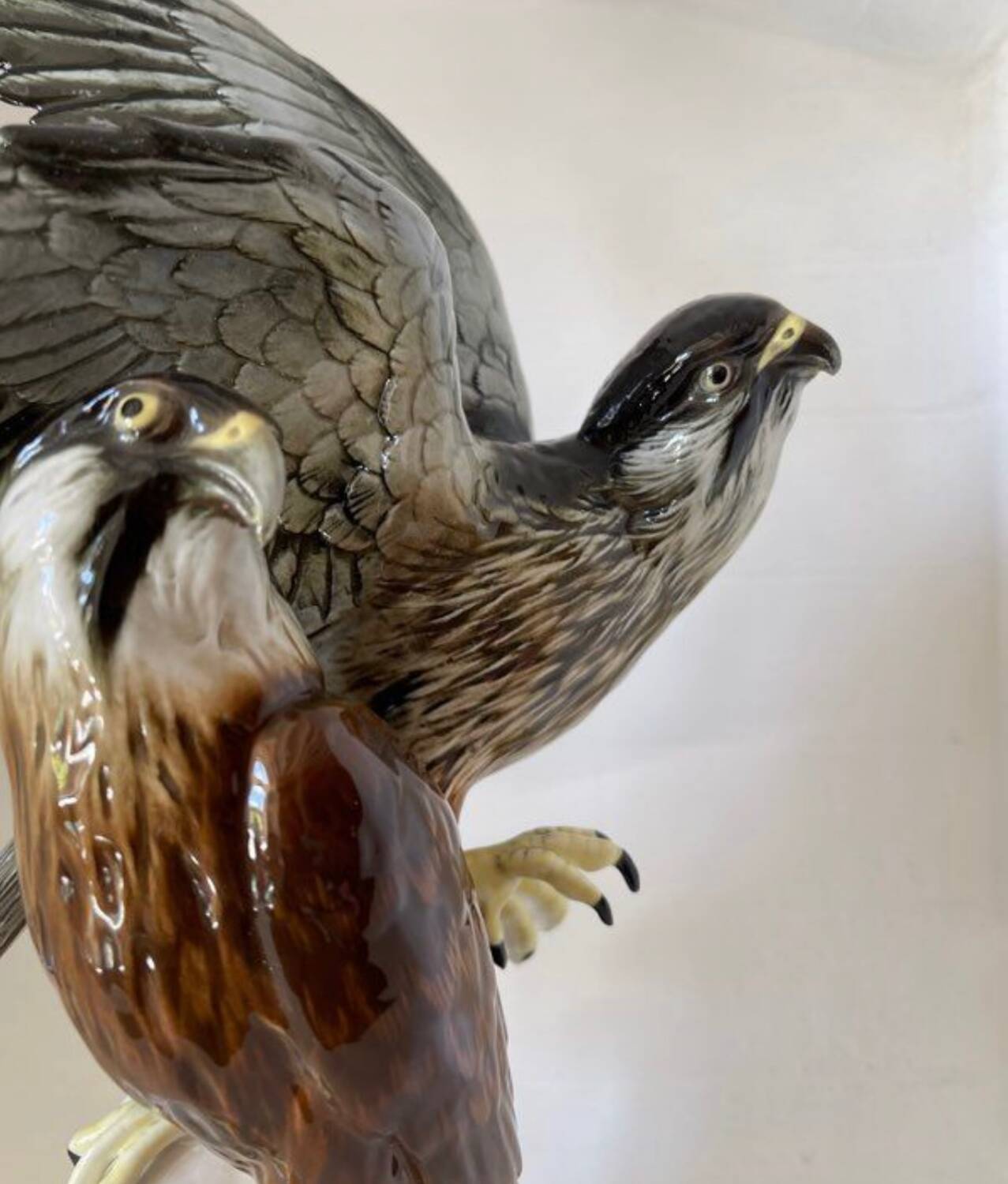 Pair of falcons, Karl Ens