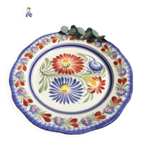 Vintage faience flat plates