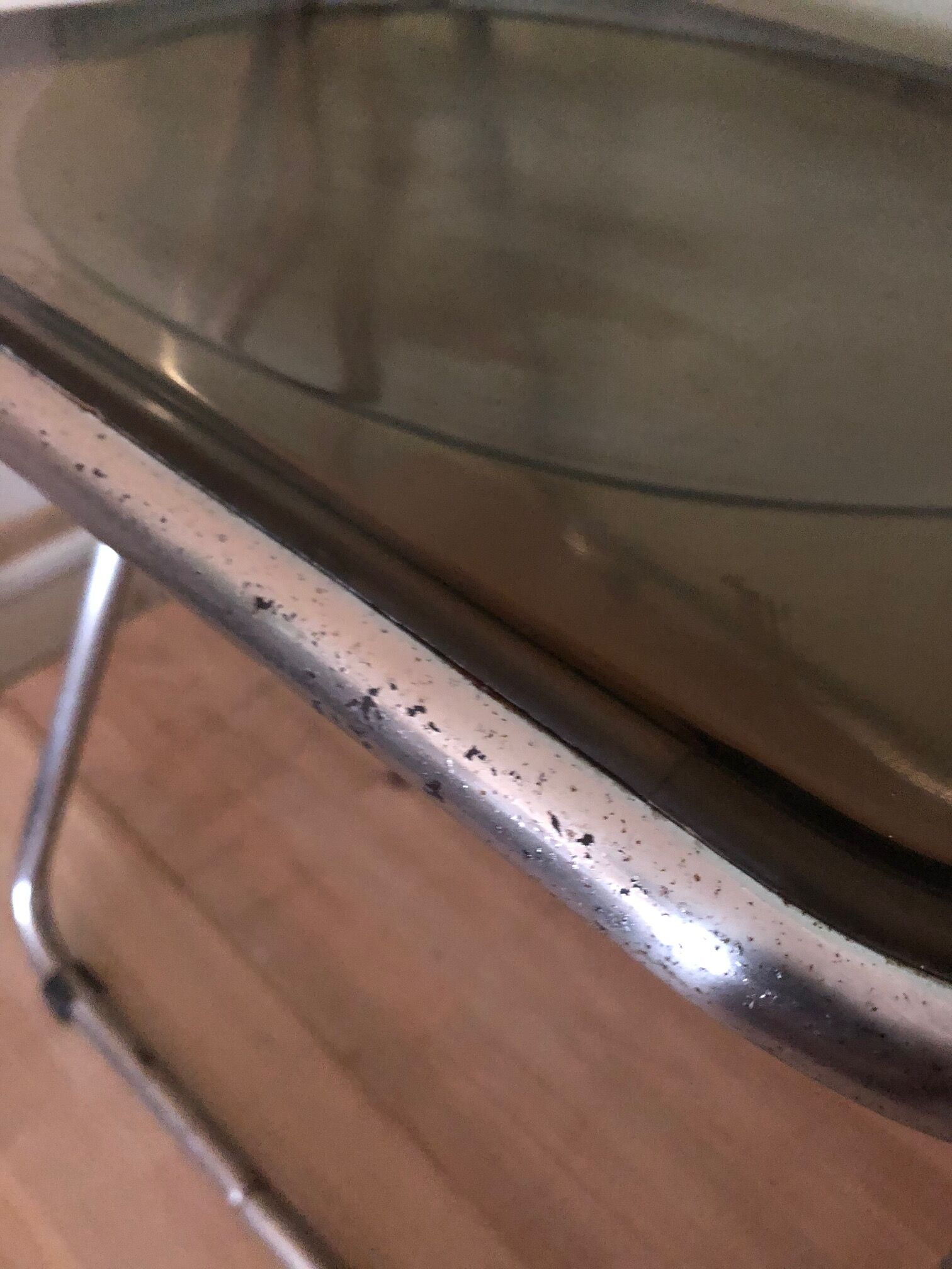 Two chrome chairs 70