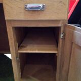 Raw wood desk
