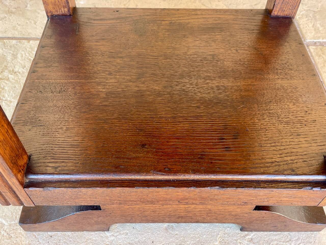 Console Art Deco a 3 niveaux en noyer, Circa 1930s