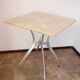 Modernist stone table from the 1970s – aluminum, vintage