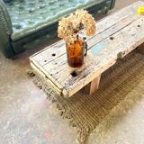 Old workbench with low TV cabinet / coffee table / bench