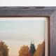 Painting „The Farmhouse on the Side”, Scandinavian design, 1970s