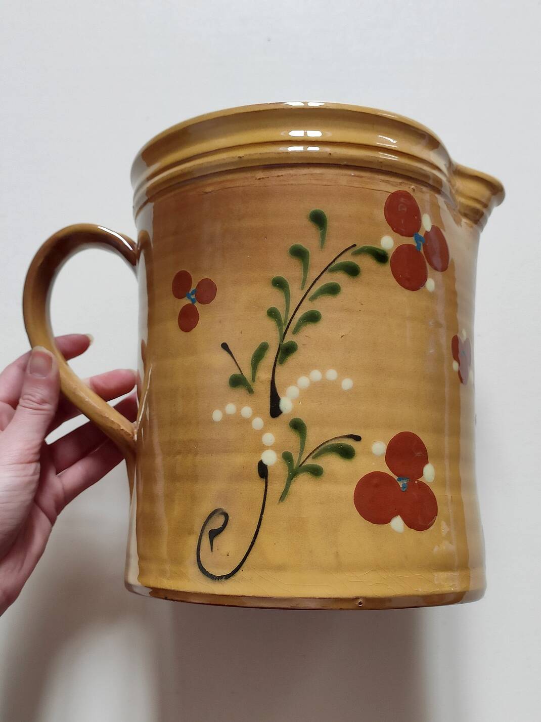 Large Soufflenheim jug