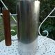 Pichet Guy Degrenne stainless steel and wood Scandinavian style H22cm.